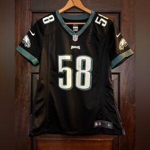 REAL NFL Ladies Eagles REESE 58 Jersey LARGE